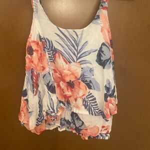 Host pick!!! Beautiful design floral print single strap tops